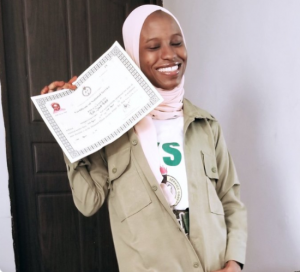 Zainab Aliyu, the Nigerian lady who was rescued after being wrongly jailed in Saudi Arabia for carrying drugs, completes NYSC