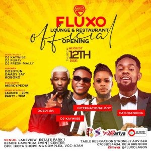 This Thursday Is About to Get Lit As ”Fluxo” Luxury Restaurant, Outdoor Lounge And Nightlife Grand Opening”