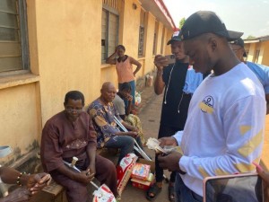 Paschal Offor Visits the Aged Home in Enugu Donates Food Stuffs and Cash