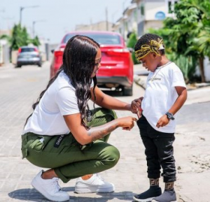 Tiwa Savage’s Son Jamil Tells Her Why He Is Famous in Cute Video