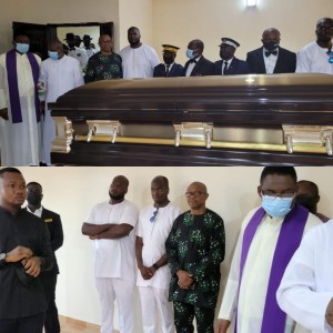 Dr Chike Akunyili’s funeral Mass underway; loved ones gather to pay their last respect (photos)