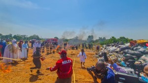 NDLEA destroys 20,000 kilograms of illicit drugs worth N50b in Abuja