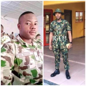 Family, friends mourn one of the gallant military officers killed in gun battle with Boko Haram/ISWAP terrorists in Borno