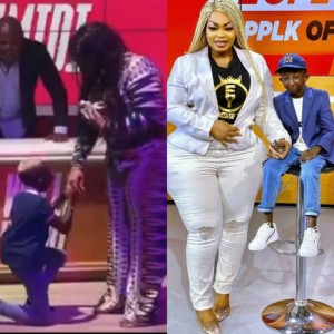 Guinean singer, Grand P, proposes to his Ivorian girlfriend, Eudoxie Yao