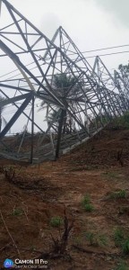 National Grid Collapse: Pictures Of The Sabotaged Transmission Tower