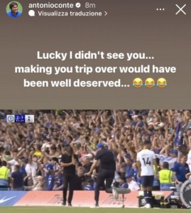 Antonio Conte’s Late Night Message To Tuchel On Instagram
